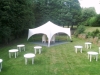 marquee and stools