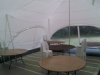 marquee tables on dance floor